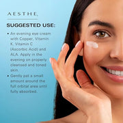 Aesthe Illuminare Illuminating Eye Cream - Color-Free, Fragrance-Free, Gluten-Free Skincare for Eyes with Thioctic Acid, C...