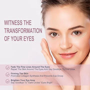 Temporary eye tightening cream, instantly reduces eye bags and dark circles, daily anti-aging, eye cream quickly repairs w...