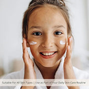 Gentle Face Cream Moisturizer for Kids and Preteens – Nourishing and Calming for All Skin Types – Natural Ingredients: Hya...