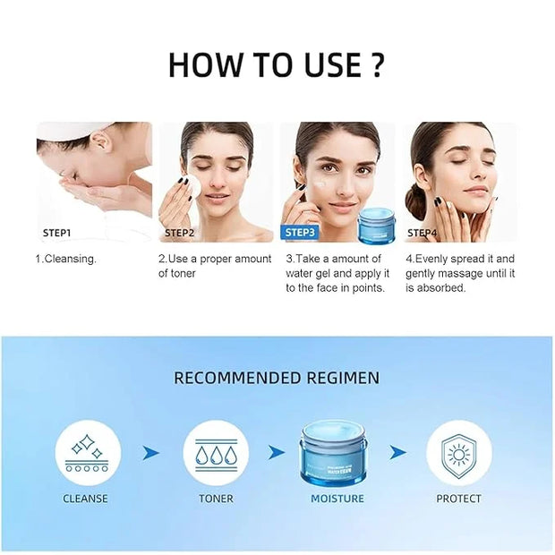 Hydro Boost Hyaluronic Acid Face Moisturizer for Oil Skin, Hydro Boost Moisturizer 48-Hour Hydration, Hydro Boost Water Ge...