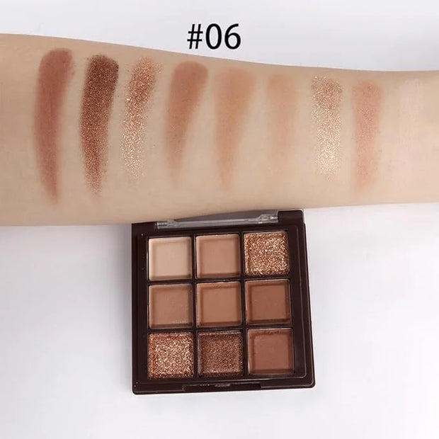 Neutral Nude Brown Smokey Eye Shadow Palette,Rose Gold Bronze Naked Cream Eyeshadow Palette Makeup,Highly Pigmented Natura...