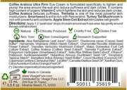 Caffeine Ultra Firm Eye Cream -Powerful Hydrating, Softening, and Firming Eye Cream. Fights Wrinkles, Puffiness, and Dark ...