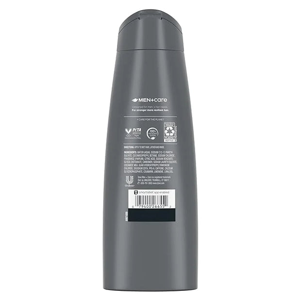 DOVE MEN + CARE Fortifying 2 in 1 Shampoo and Conditioner for Resilient and Thicker Hair Thick and Strong with Caffeine He...