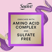 Suave Pink Luscious Curls Shampoo for Defining Curly Hair with Amino Acid Complex 16.5 oz - Product Image