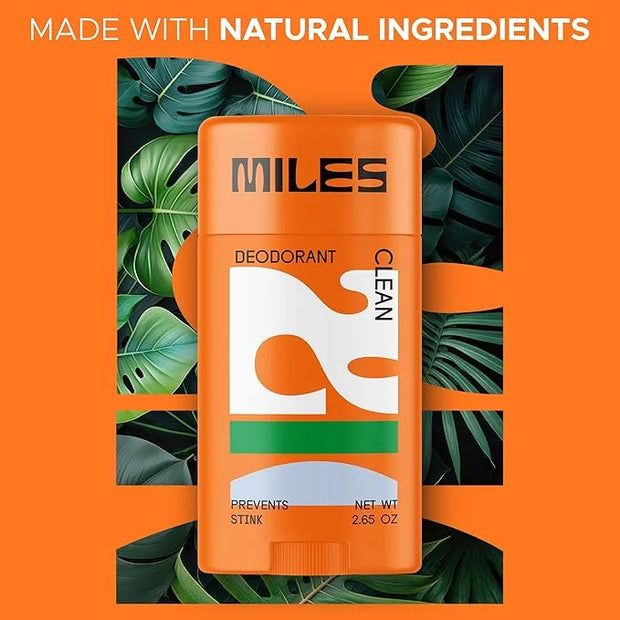 Miles Kids Deodorant for Boys and Girls - Aluminum Free Deodorant for Kids and Teens, Natural, Hypoallergenic, Made in USA...