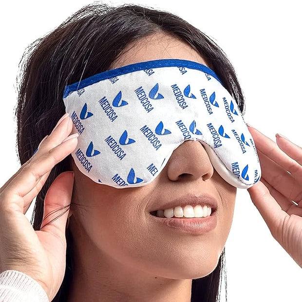 Eye Mask for Dry Eyes | Warm Eye Compress | Natural Heat Eye Mask for Styes, Blepharitis, Tired Eyes & More by Medcosa - P...
