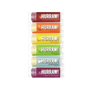 Hurraw! Lip Balms Staff Favorites, 6 ingredients.