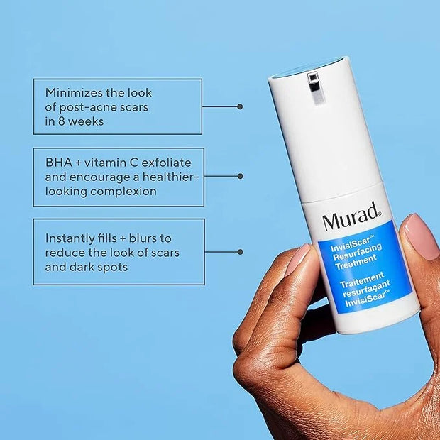 Murad Target Breakouts + Scars (3 Piece Value Set) - Acne Sulfur Mask, Acne Spot Treatment, Invisiscar Resurfacing Treatme...