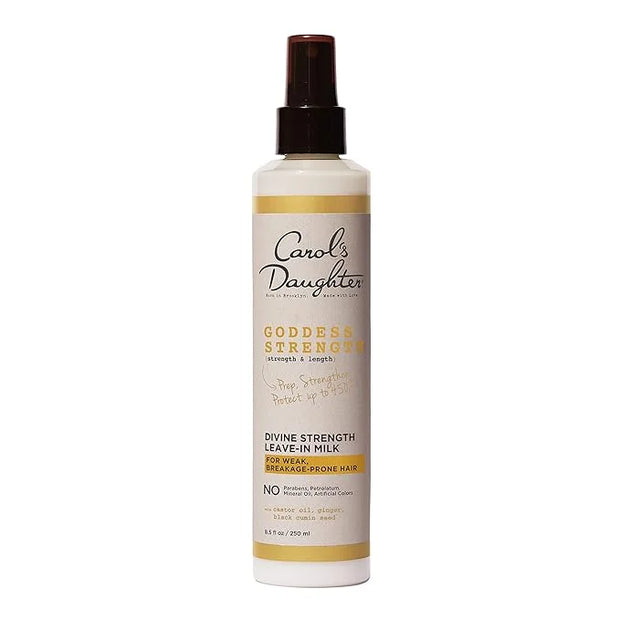Carol's Daughter Leave In Conditioner, 8.5 Fluid Ounces, Goddess Strength Divine Strength Hair Milk with Castor Oil for We...