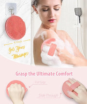 Silicone body scrubber - loop