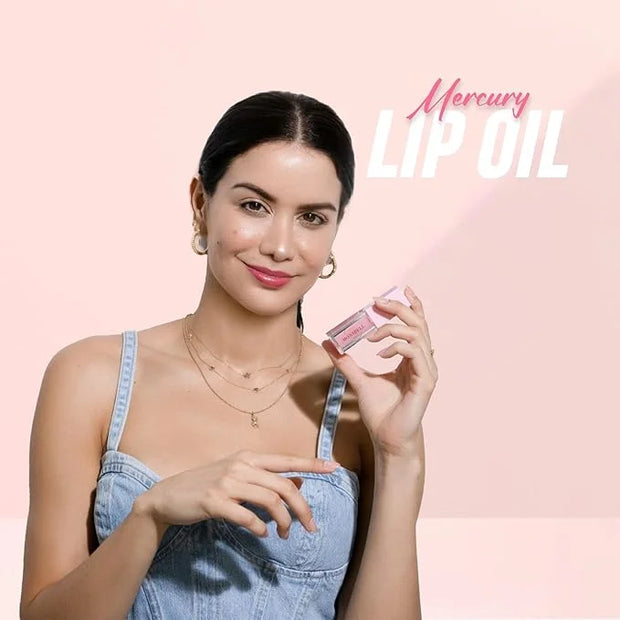 Hydrating Lip Glow Oil - Plumping Lip Oil Gloss Tinted for Lip Care and Dry Lips, Non Sticky & Fresh Texture, Shiny and Mo...
