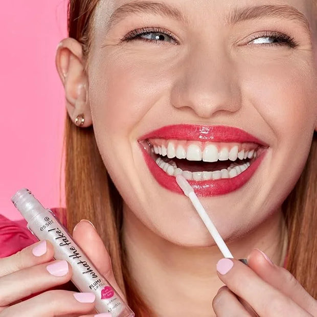 essence | What the Fake! Plumping Lip Filler | Lip Gloss for Full, Voluminous Lips | Translucent Pearly Finish | Vegan & C...