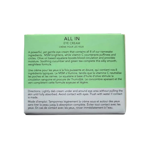 Eight Saints Skin Care All In Eye Cream, Natural and Organic Anti Aging Under Eye Cream to Reduce Puffiness, Wrinkles, and...