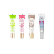 Ruby Kisses Broadway Vita-Lip Clear Lip Gloss (4 Pack Mint, Rosehip, Coconut Oil, Lip Oil Treatment), Ultra-Hydrating & So...
