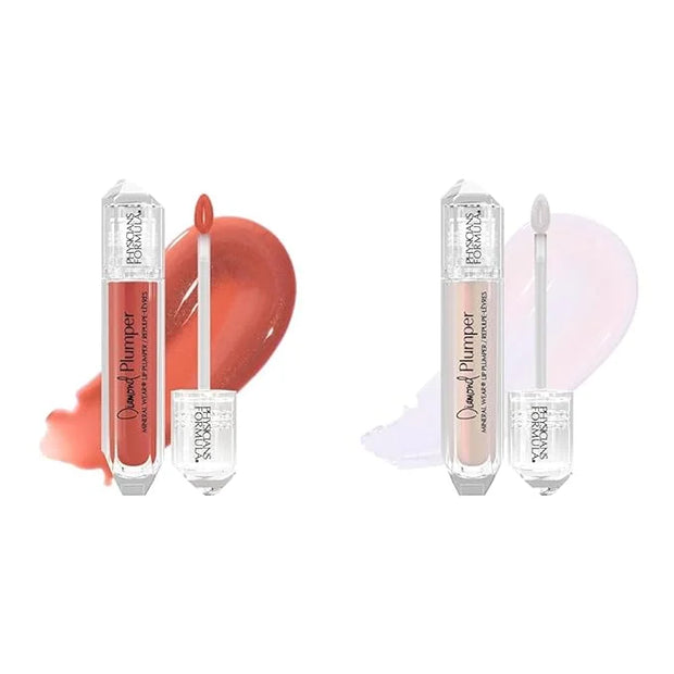 Physicians Formula Mineral Wear Diamond Lip Plumper Gloss, Dermatologist Tested, Champagne Cushion Cut & Light Pink Prince...
