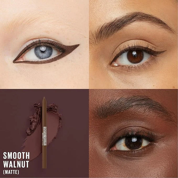 Maybelline TattooStudio Long-Lasting Sharpenable Eyeliner Pencil, Glide on Smooth Gel Pigments with 36 Hour Wear, Waterpro...