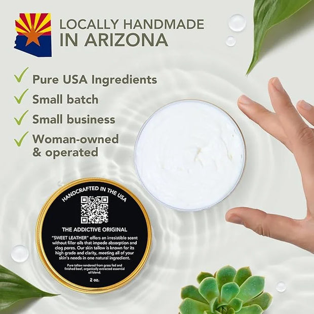 New & Unique Beef Tallow for Skin - Whipped Tallow Balm for Face Body-No Filler Oil or Honey. Moisturizer for Acne Eczema ...
