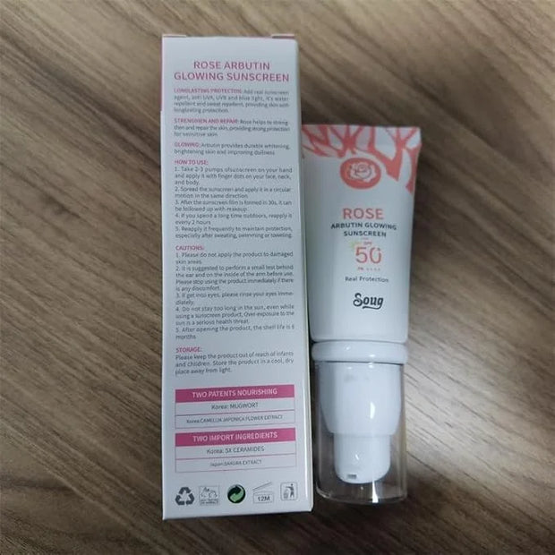 Tinted Sunscreen For Face SPF 50+(white), Against UVA and UVB Rays,No White Cast, With a non-sticky, Hydrating lightweight...