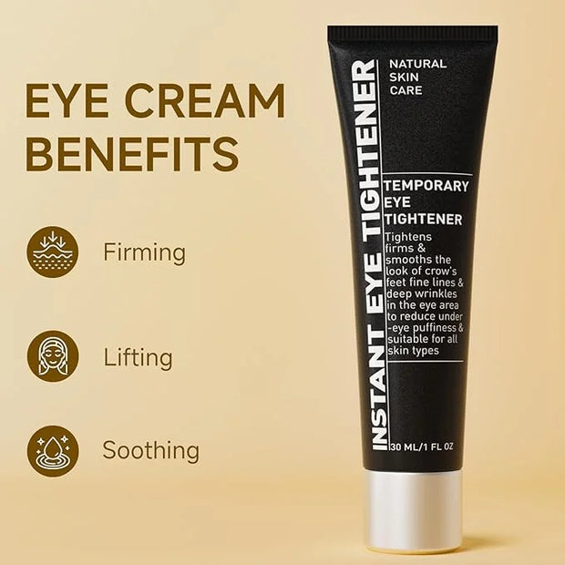 Under Eye Bags and Wrinkles Filler, Under Eye Cream Temporary Instant Visibly Reduces Wrinkles Dark Circles Fine Lines, Ey...