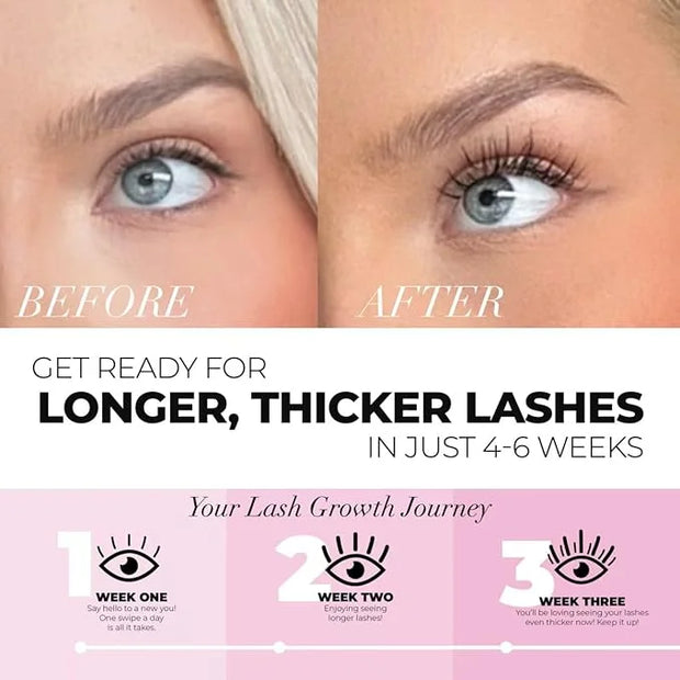 Lash Serum for Eyelash Growth, Makeup Eyelash To Grow Lashes, Lash Boost Serum Lash Enhancing (3mL) - Product Image