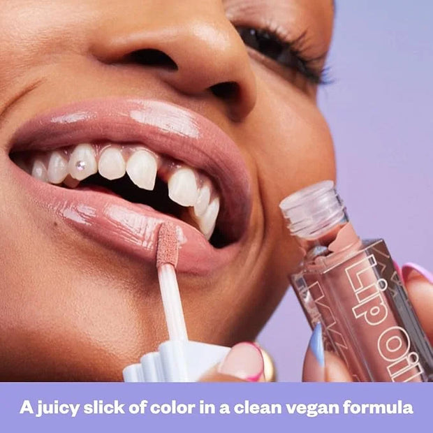 Kosas Wet Lip Oil Gloss - Hydrating Lip Plumping Treatment with Hyaluronic Acid & Peptides, Non-Sticky Finish (Unhooked) -...