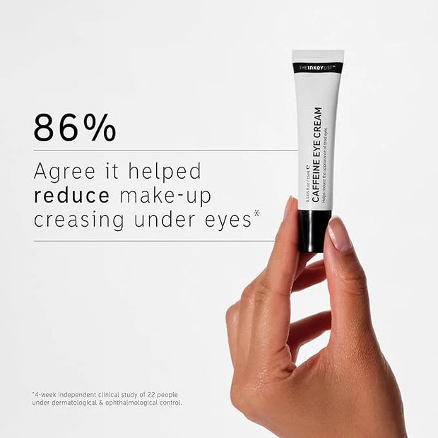 The INKEY List Caffeine Eye Cream Duo, Reduce Eye Puffiness and Dark Circle, Blur Fine Lines, 0.5 fl oz (2 Pack) - Product...