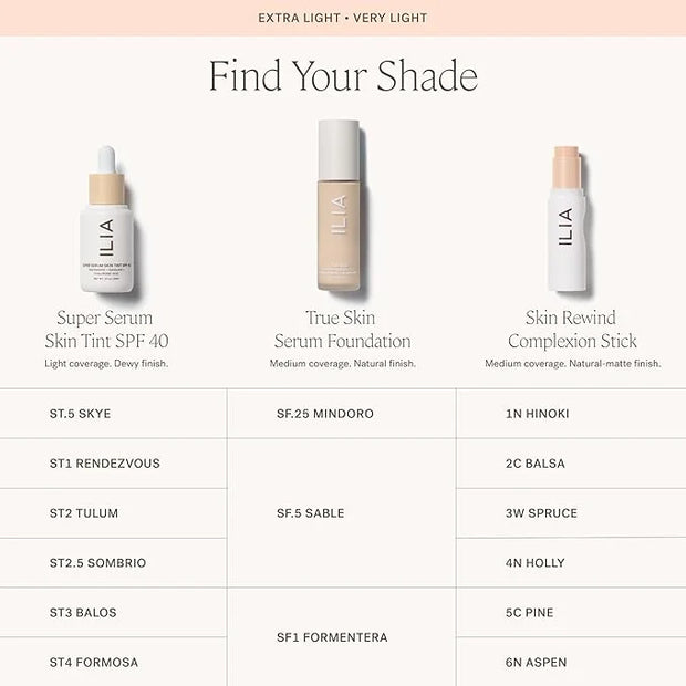 ILIA - Skin Rewind Complexion Stick - Foundation + Concealer + Skincare | Non-Toxic, Vegan, Cruelty-Free, Clean Makeup (2C...