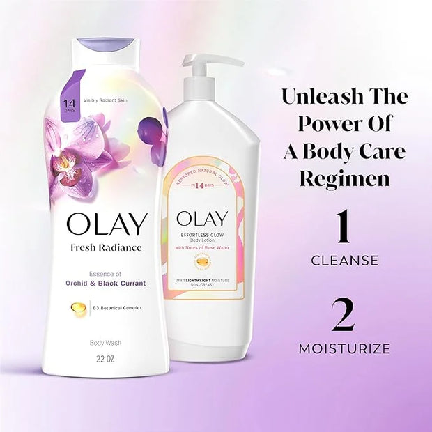 Olay Body Wash for Women, Fresh Radiance, Refreshing & Renewing, Made with Plant Based Cleansers, B3 Botanical Complex, Fo...