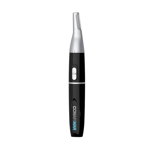 ConairMAN All-in-One Personal Trimmer for Men, for Nose, Ear, Eyebrows and Sideburns Hair Trimmer, 4 piece Men's Grooming ...