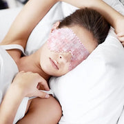 gemshan Rose Quartz Eye Mask & Amethyst Eye Mask Eliminate Wrinkles Puffiness Headache and Migraine Relief Mask - Product ...