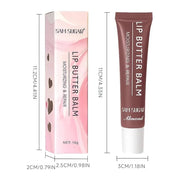 5 Colors Lip Balm Butter,Hydrating Lip Gloss Set,Plumping Lip Glow Oil,Nourishing Lip Care Repair Lip Mask with Natural In...