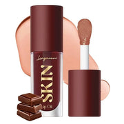Big Brush Head Hydrating Lip Glow Oil Plumping Lip Tint, Hydrating Lip Gloss Tinted Lip Balm Transparent Lip Care, Long La...