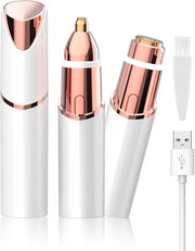 Facial Hair Remover and Eyebrow Trimmer - 2 in 1 Facial Hair Removal Epilators for Women - Rechargeable Travel Face Hair R...