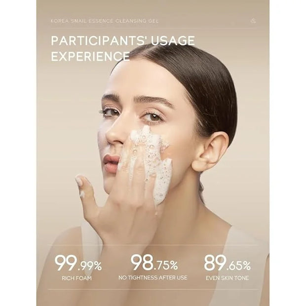 Snail Mucin Skincare Bundle – Complete 4-Step Routine with Snail Mucin Serum, Toner, Gel Cleanser, and Moisturizing Cream ...
