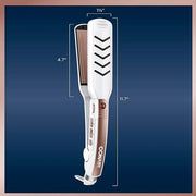 Conair Double Ceramic Flat Iron, 1 1/2-inch Wet-to-Dry Hair Straightener - Product Image