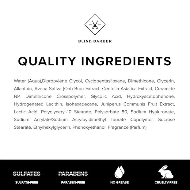 Blind Barber elixBoost Hydrating Balm - Daily Face Moisturizer for Men - Mens Anti-Aging Moisturizer with Juniper Berry Ex...