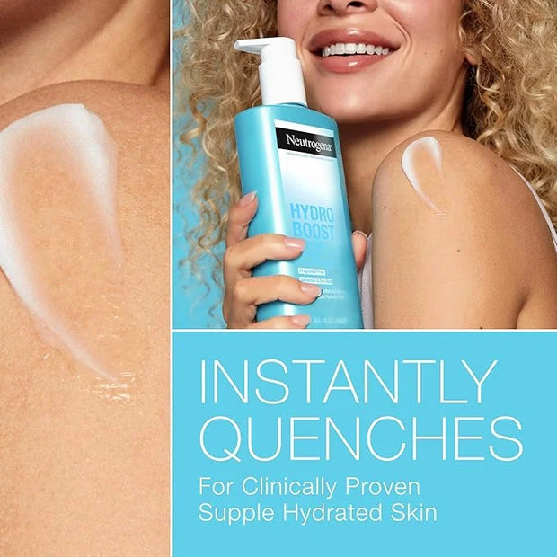 Neutrogena Hydro Boost Body Gel Cream With Hyaluronic Acid, Hydrating Body Lotion For Dry Skin, Fragrance-Free Hyaluronic ...