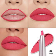 evpct Silky Lip Liner Pencil Retractable, Carmine Red Smooth Lip Liner Creamy Velvet Lipliner Long-Lasting for Korean Make...