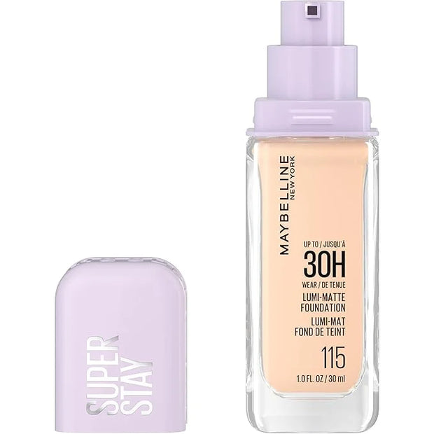 Maybelline Super Stay Lumi-Matte Foundation, Lightweight and Buildable Full Coverage Foundation Makeup For Up To 30HR Wear...
