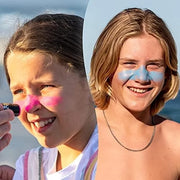 Sun Zapper Zinc Oxide Mineral Sunscreen Stick (Pink, Blue, Green, Yellow) SPF 50+ Water Resistant for Face & Body, Adults,...