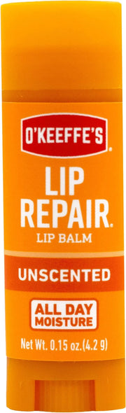 O'Keeffe's Unscented Lip Repair Lip Balm