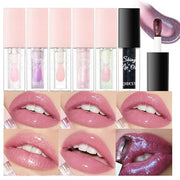 6PCS Color Changing Lip Oil Light Lipgloss Set, Moisturizing Hydrating Lip Glow Oil Lip Gloss Kit High Shine Lip Plumping ...