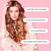 Cake Beauty Volumizing Mousse, The Big Wig - High Volume, Flexible Hold Hair Mousse with 450 F Heat Protection - For All H...