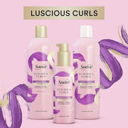 Suave Pink Luscious Curls Styling Cream Hair Cream for Luscious Curls Curl Defining Cream with Amino Acid Complex 4.75 oz ...