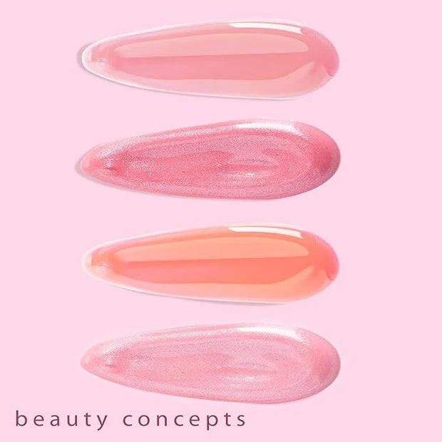 Beauty Concepts Lip Gloss Collection – Shimmering, Glossy Lip Makeup Set for a Radiant Finish, Pink Colors Collection - Pr...