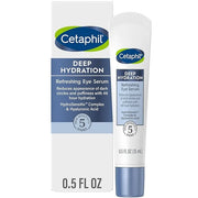 CETAPHIL Deep Hydration Refreshing Eye Serum, 0.5 fl oz, 48Hr Hydrating Under Eye Cream to Reduce the Appearance of Dark C...