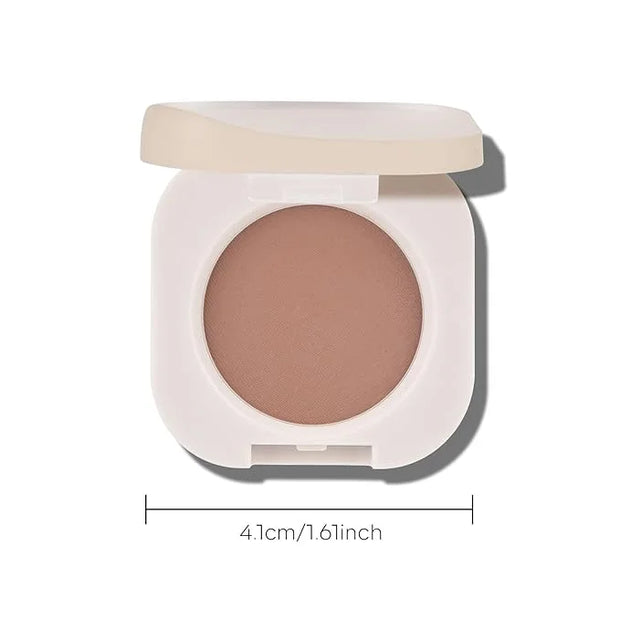KYDA Single Matte Eyeshadow, Dusty Brown Eyeshadow, Ultra-fine Smooth Powder, Lightweight Blendable Formula, Daily Matte E...
