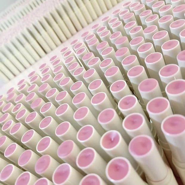 2PCS Handmade Plant lip balm Pink