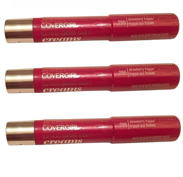 Pack of 3 Covergirl Jumbo Gloss Balm Creams, Strawberry Frappe 2953 - Product Image