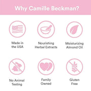 Camille Beckman Classic Collection Travel Trios, Camille, Glycerine Hand Therapy 1.35 oz, Silky Body Cream 2 oz, Hand & Sh...